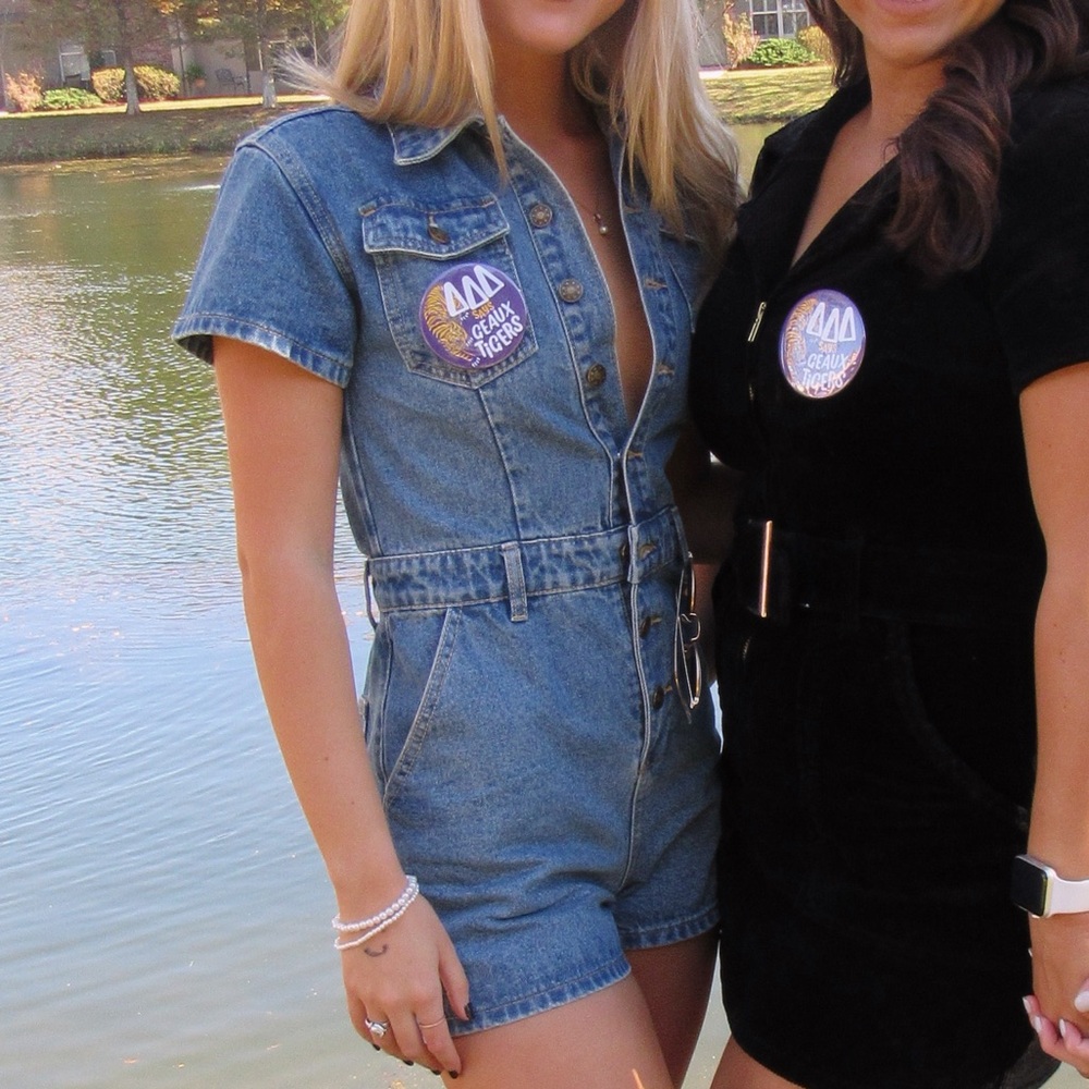 Lioness (Princess Polly) Denim Romper